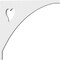 Ekena Millwork Winston Architectural Grade PVC Bracket, 5/8"W X 6"D X 6"H BKTP01X06X06WN - alternate 3
